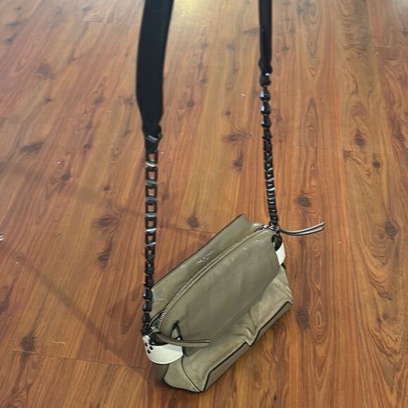 Rag & Bone tan and black chain handbag - Picture 8 of 10
